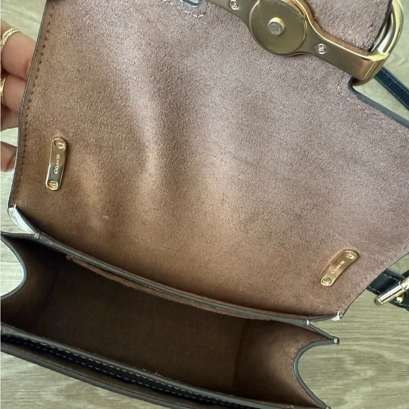 Coach Tan and Black Crossbody Bag - Picture 6 of 6